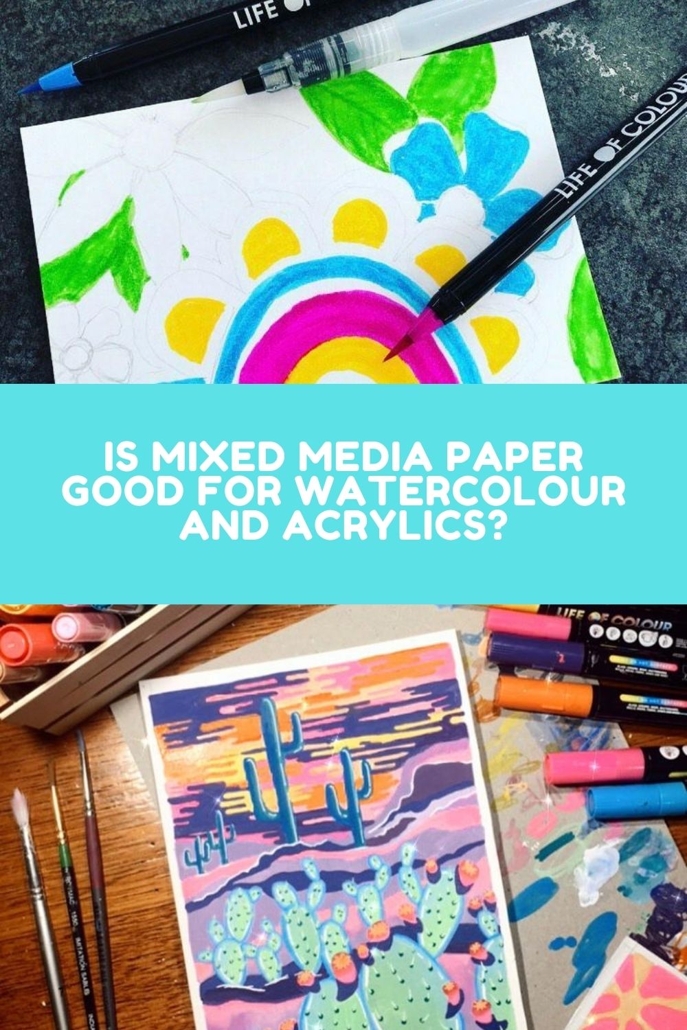 'What is mixed media paper good for?' article featured image.