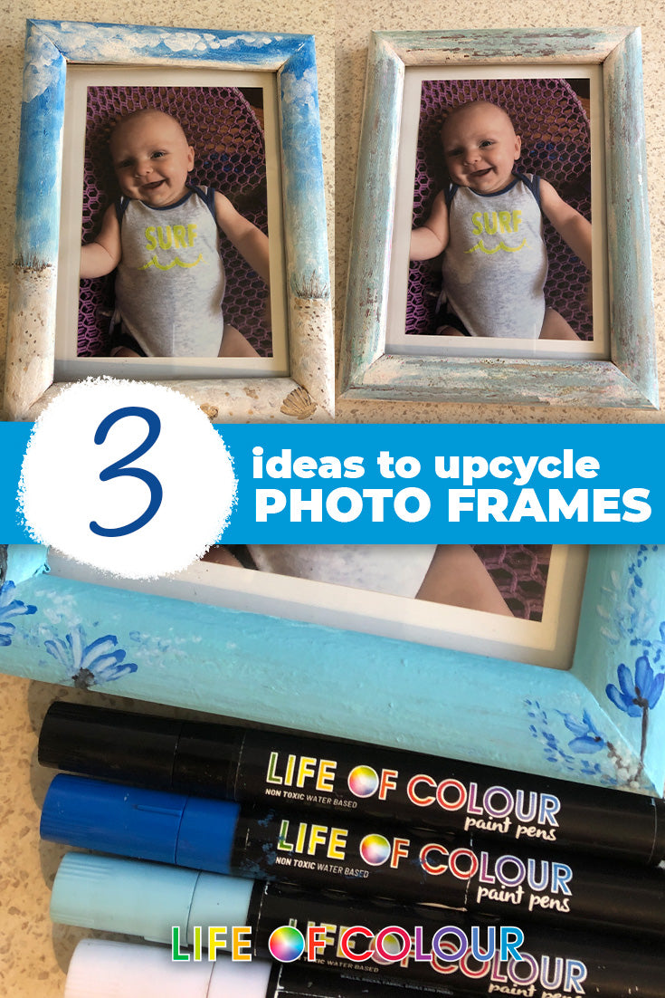 'Freshen up a wooden picture frame to suit your decor' article featured image.