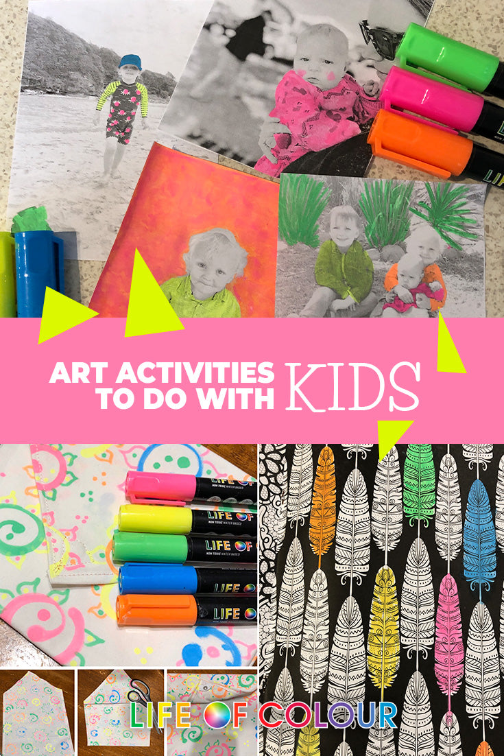 '10 Art activities to do with kids' article featured image.