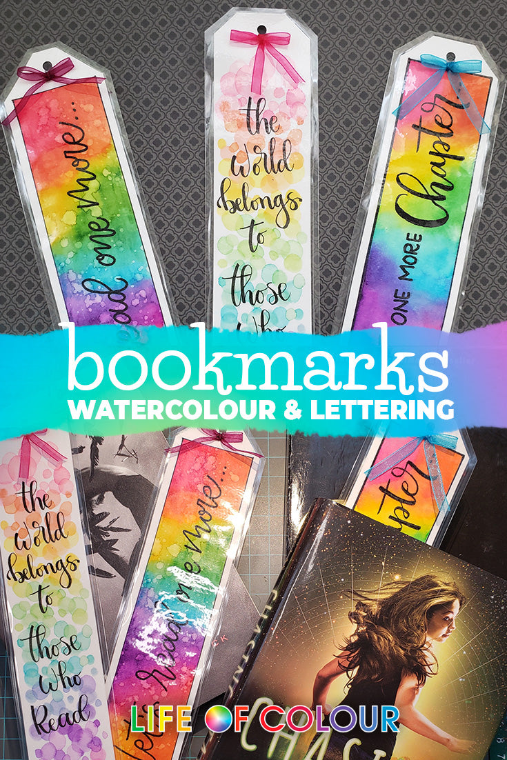 'How to make a Bookmark with Watercolour Brush Pens' article featured image.