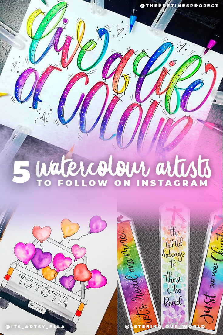 '5 Watercolour artists to learn from on Instagram' article featured image.