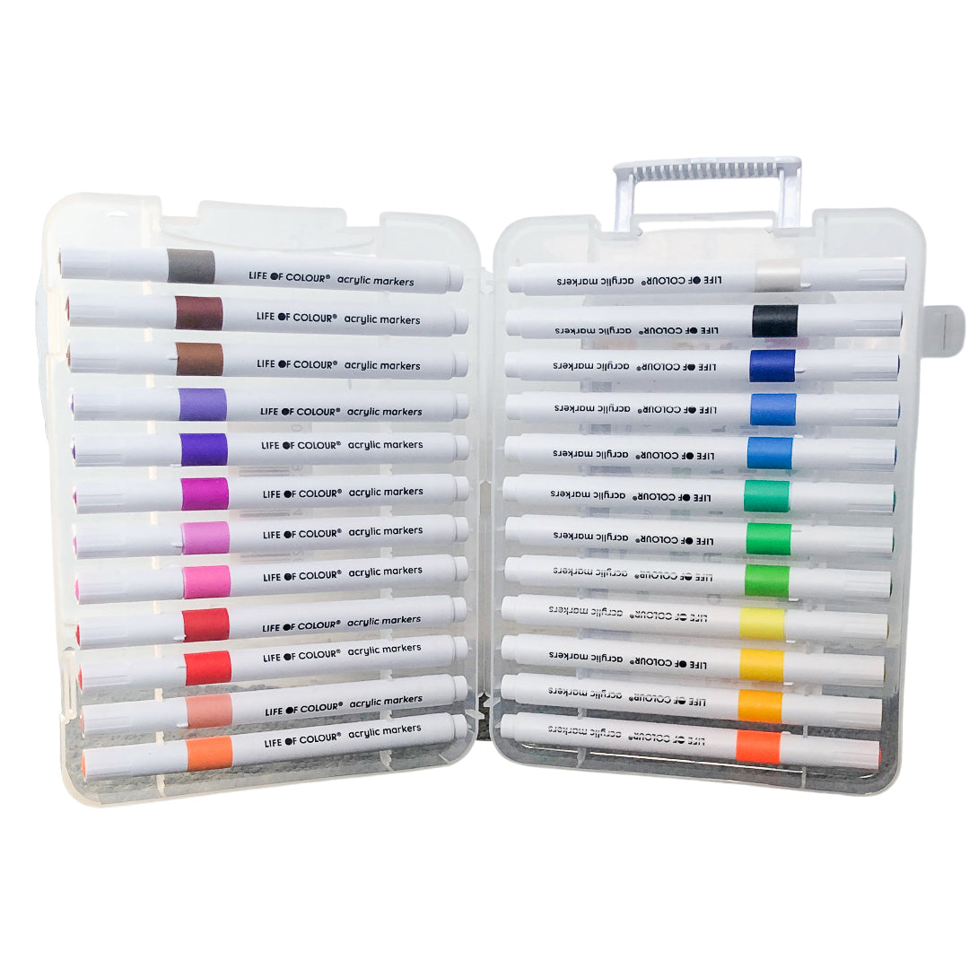 Acrylic Markers Classic Colours - set of 24