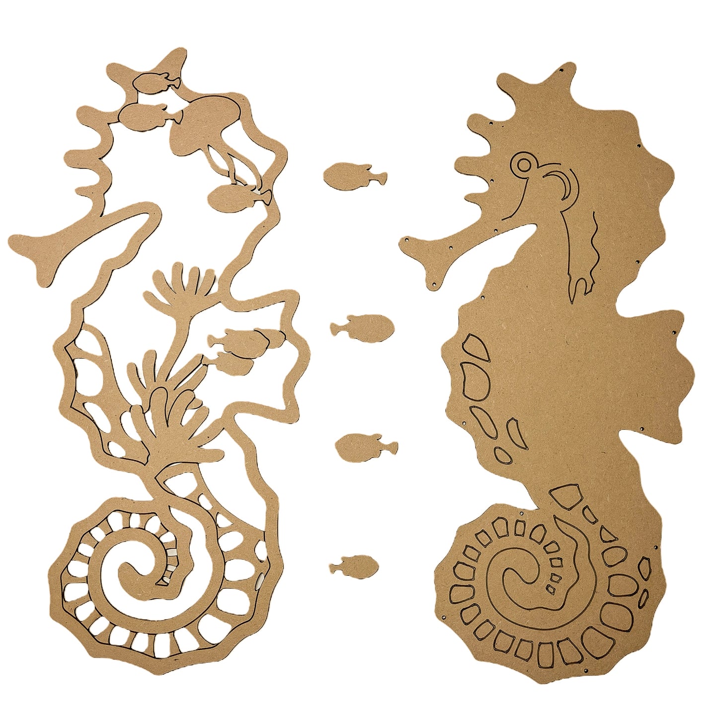 Life of Colour Ocean 3D Wall Art Kit - Seahorse