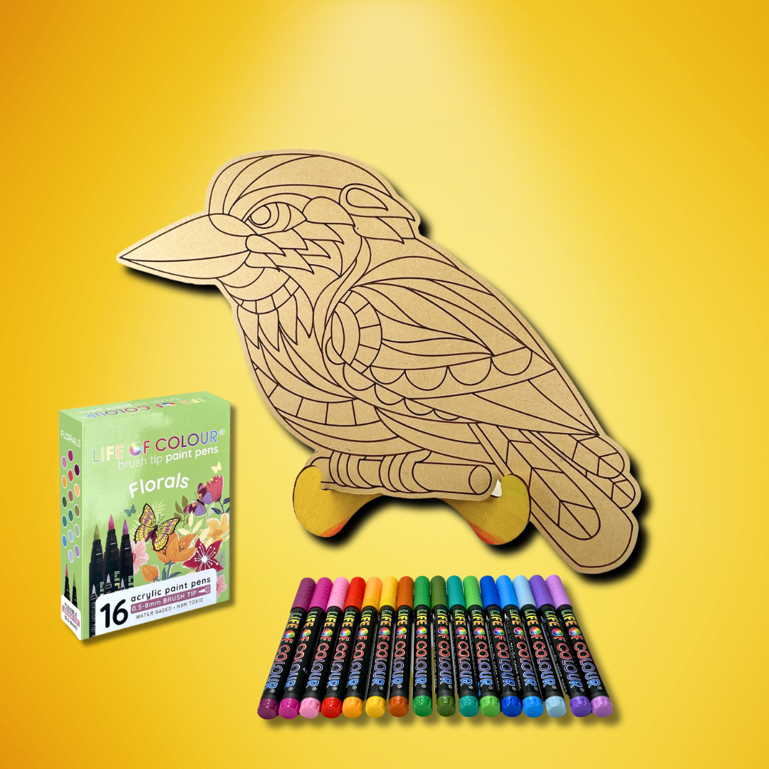 Life of Colour Kookaburra Painting Kit