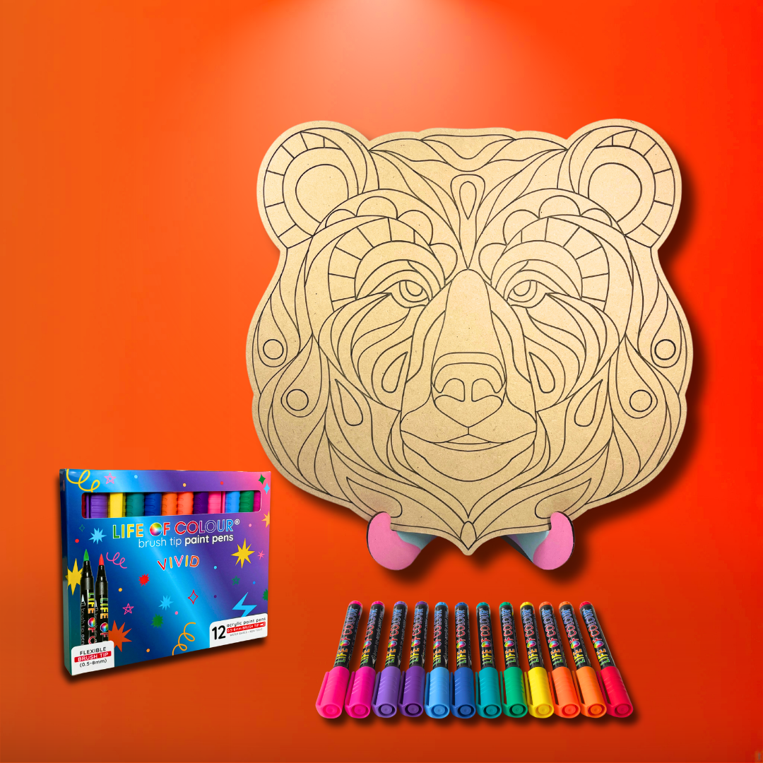 Life of Colour Bear Painting Kit