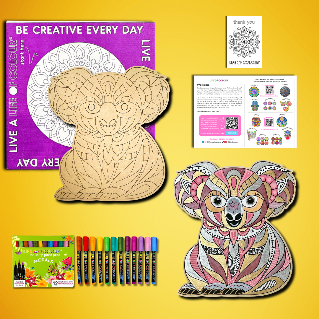 Life of Colour Koala Painting Kit