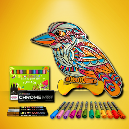 Life of Colour Kookaburra Painting Kit