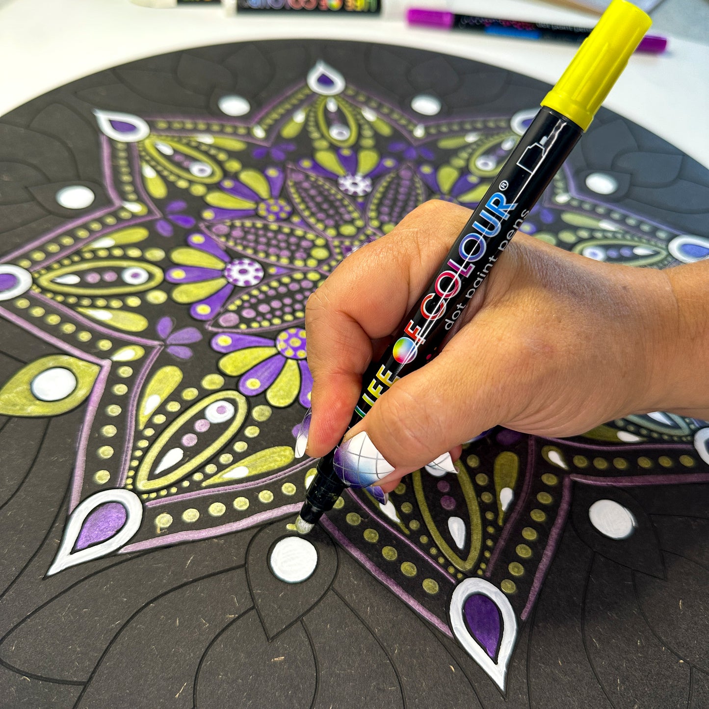 Life of Colour Mandala Galaxy Painting Kit - Star