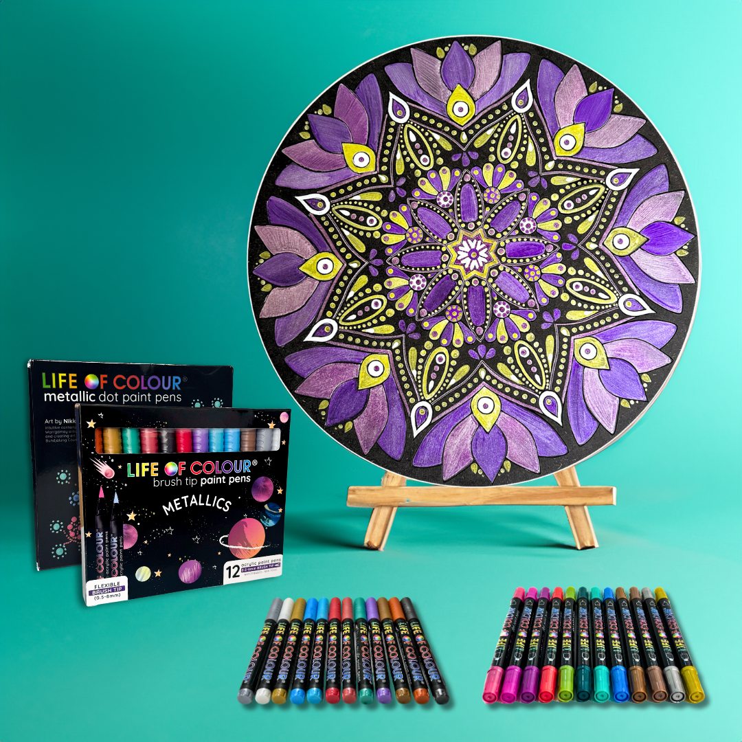 Life of Colour Mandala Galaxy Painting Kit - Star