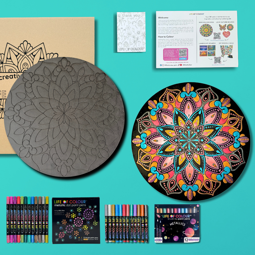 Life of Colour Mandala Galaxy Painting Kit - Sun