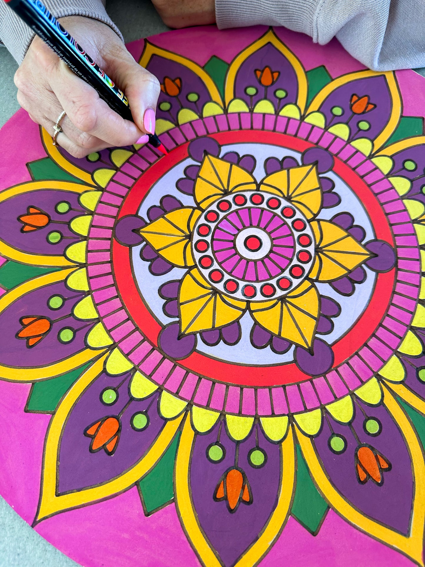 Life of Colour Mandala Painting Kit - Botanica (Florals)