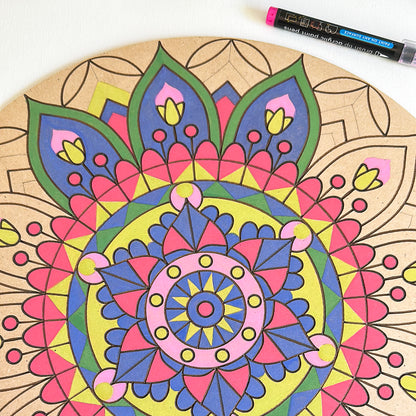 Life of Colour Mandala Painting Kit - Botanica (Wildflowers)