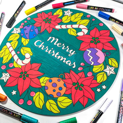 Christmas Wreath Painting Kit