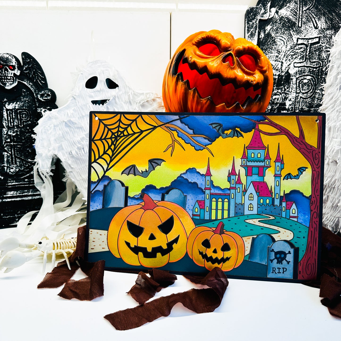 Halloween Door Sign Painting Kit