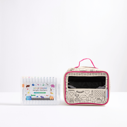 DIY Doodle Beauty Bag Kit