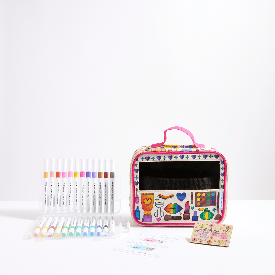 DIY Doodle Beauty Bag Kit