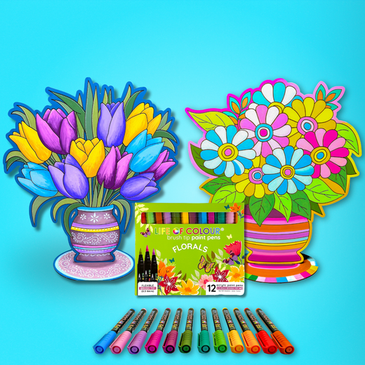 Eternal Blooms Painting Kit - Daisies and Tulips