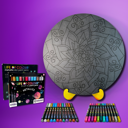 Life of Colour Mandala Galaxy Painting Kit - Meteor