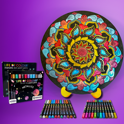 Life of Colour Mandala Galaxy Painting Kit - Supernova