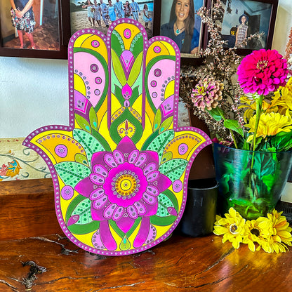 Life of Colour Hamsa Painting Kit - Florals