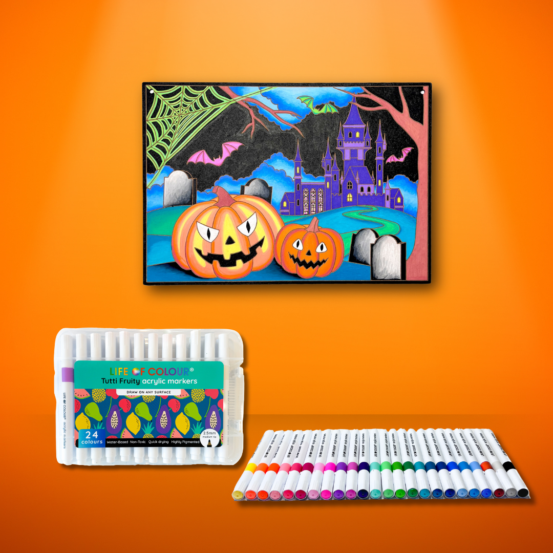 Halloween Door Sign Painting Kit