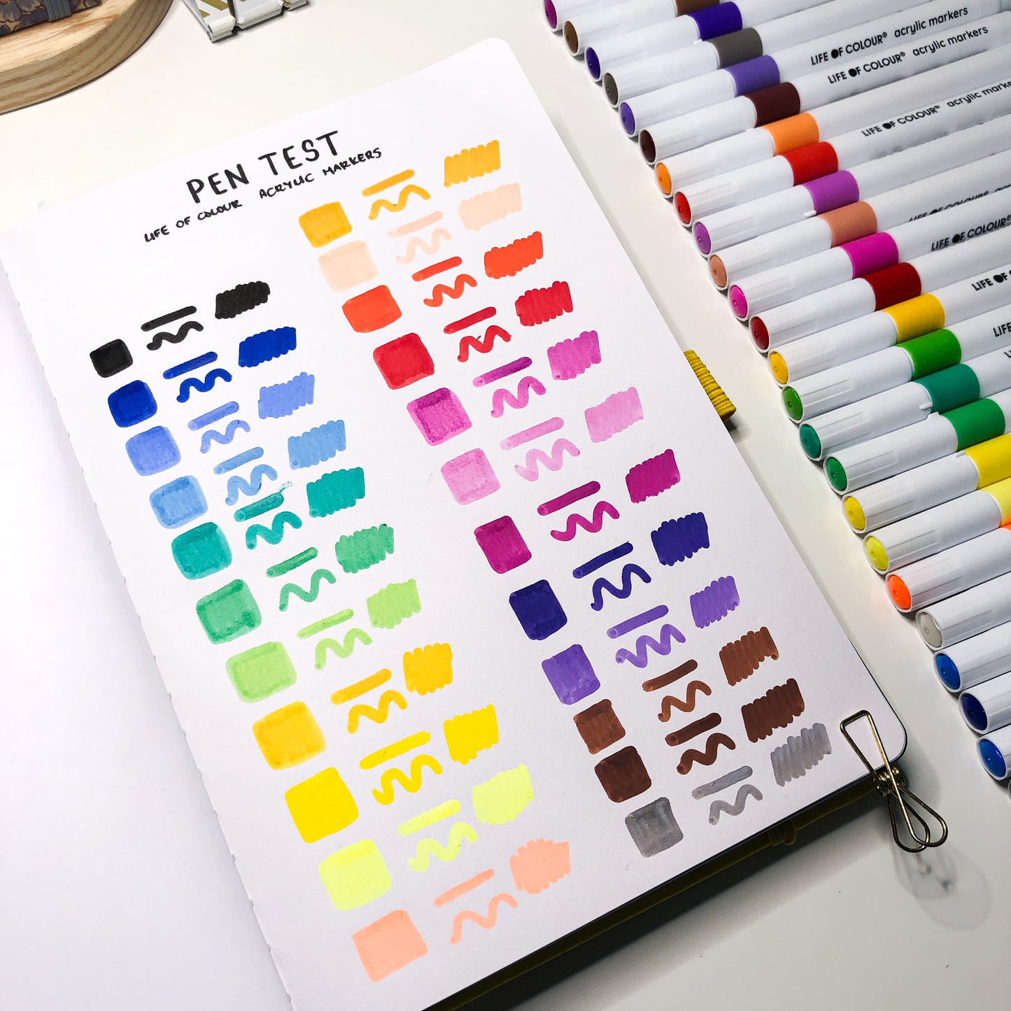 Acrylic Markers Classic Colours - set of 24