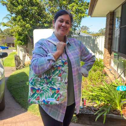 DIY Doodle Bag - Lorikeet design