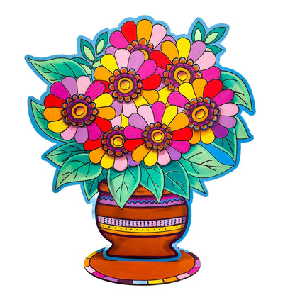 Flowers in Vase Painting Kit - Daisies