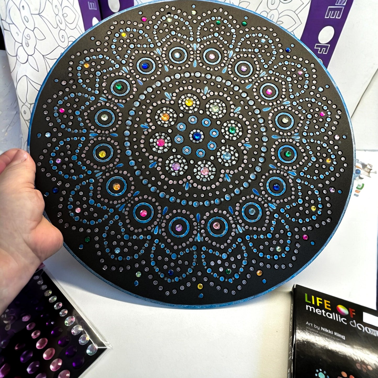 Life of Colour Dot Mandala Painting Kit - Cygnus (The Swan)