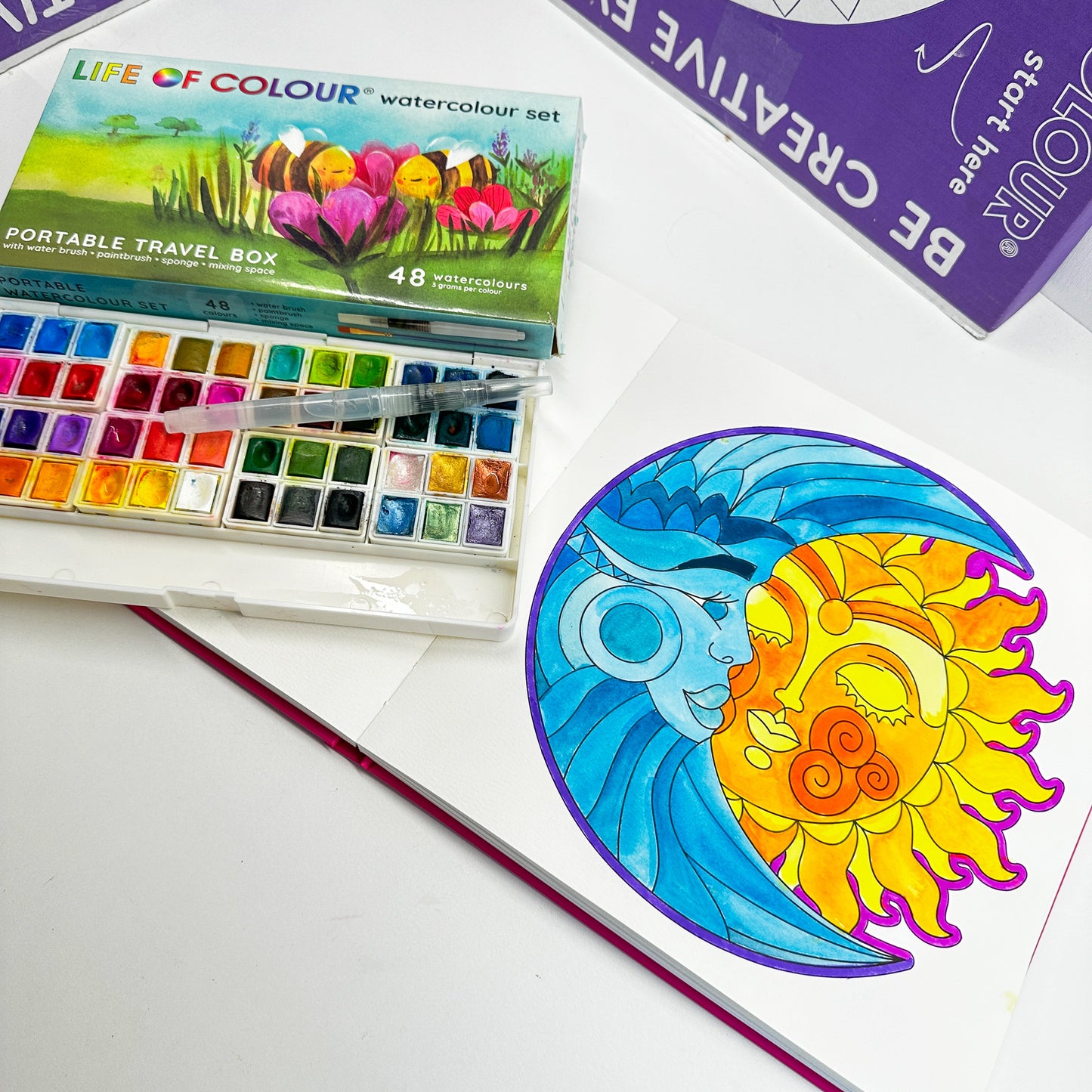 Watercolour Colouring Book - 2024 Collectors Edition