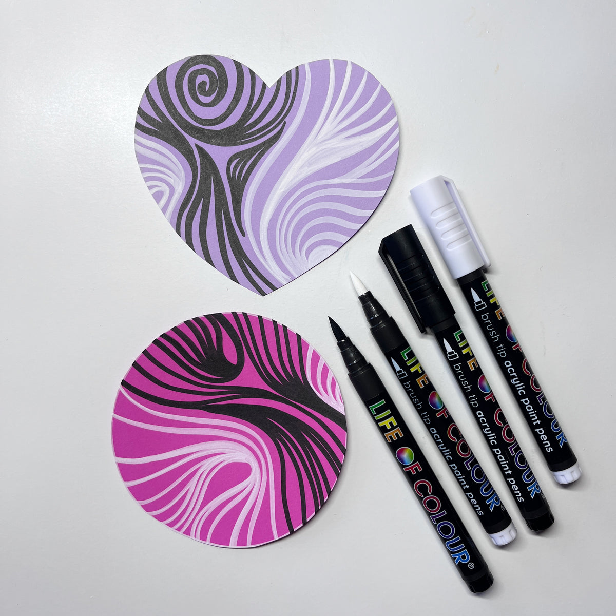 Brush Tip Acrylic Paint Pens Bundle