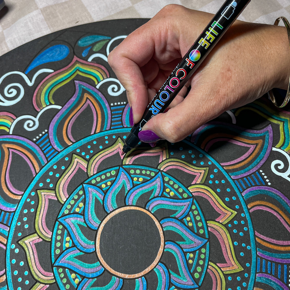 Life of Colour Mandala Galaxy Painting Kit - Supernova