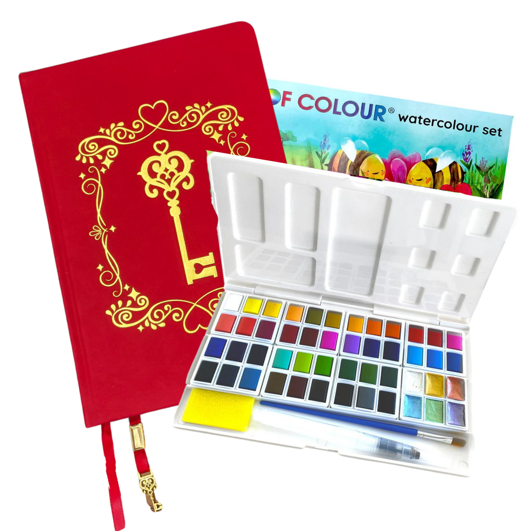 Watercolour Set + The Key Journal Bundle