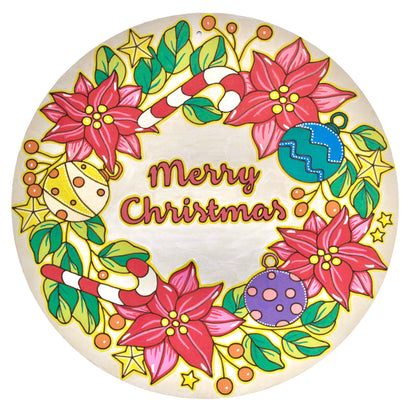 Christmas Wreath Painting Kit