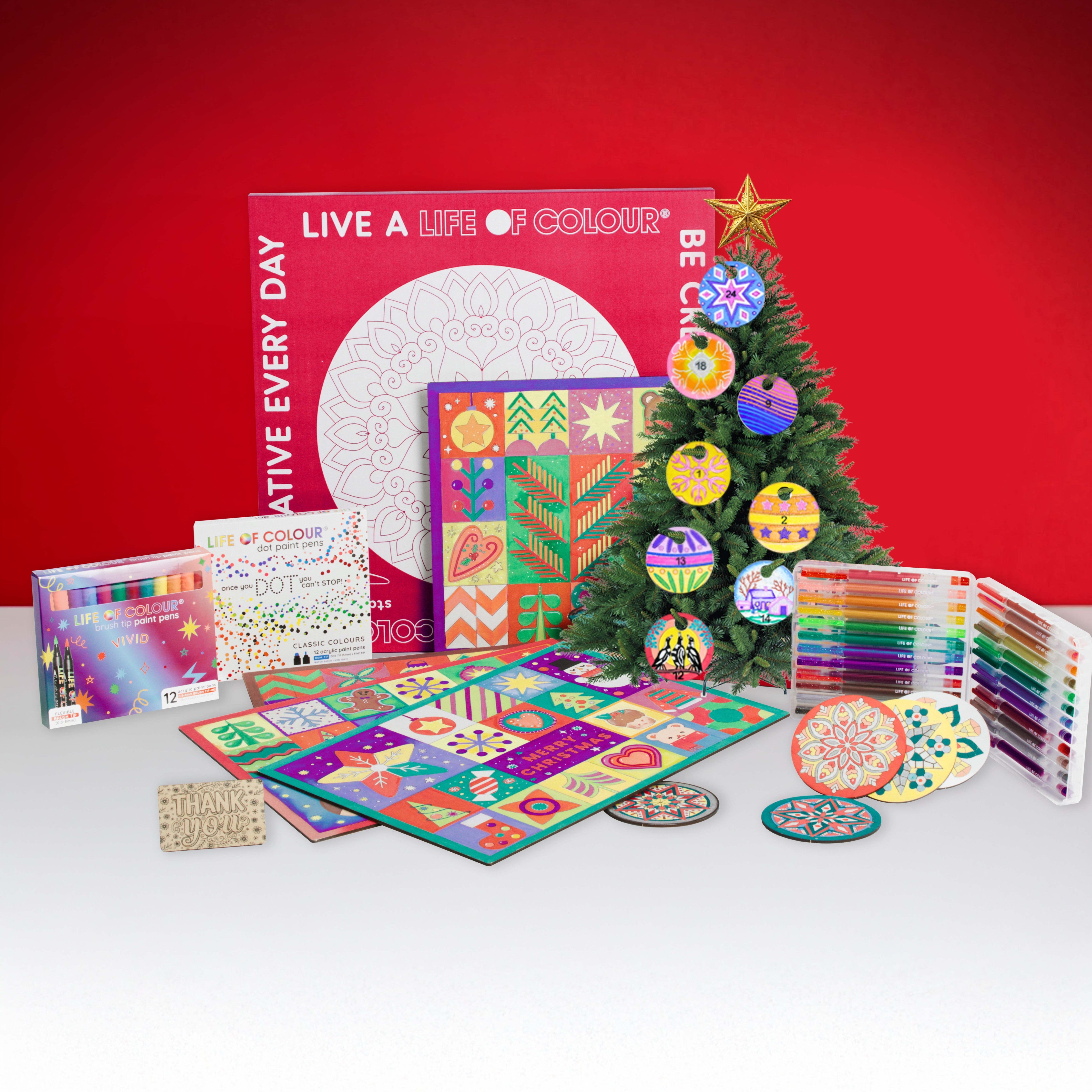 Life of Colour Christmas Decorations Bundle