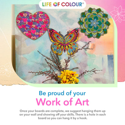 Life of Colour Mega Love Nature Painting Kit - Bundle of 6