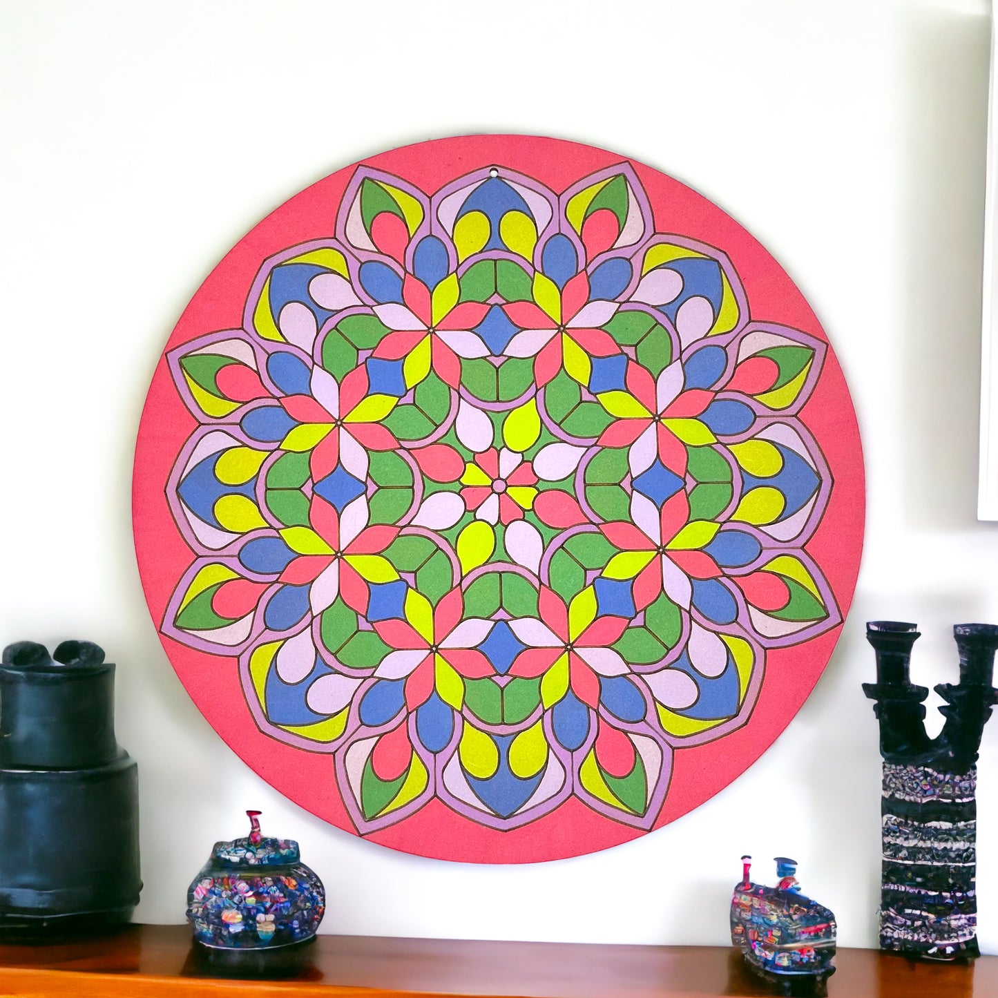 Life of Colour Mandala Painting Kit - The Kaleidoscope (Wildflowers)