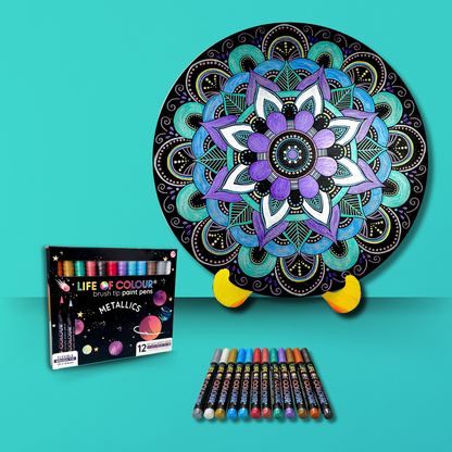 Life of Colour Mandala Galaxy Painting Kit - Moon