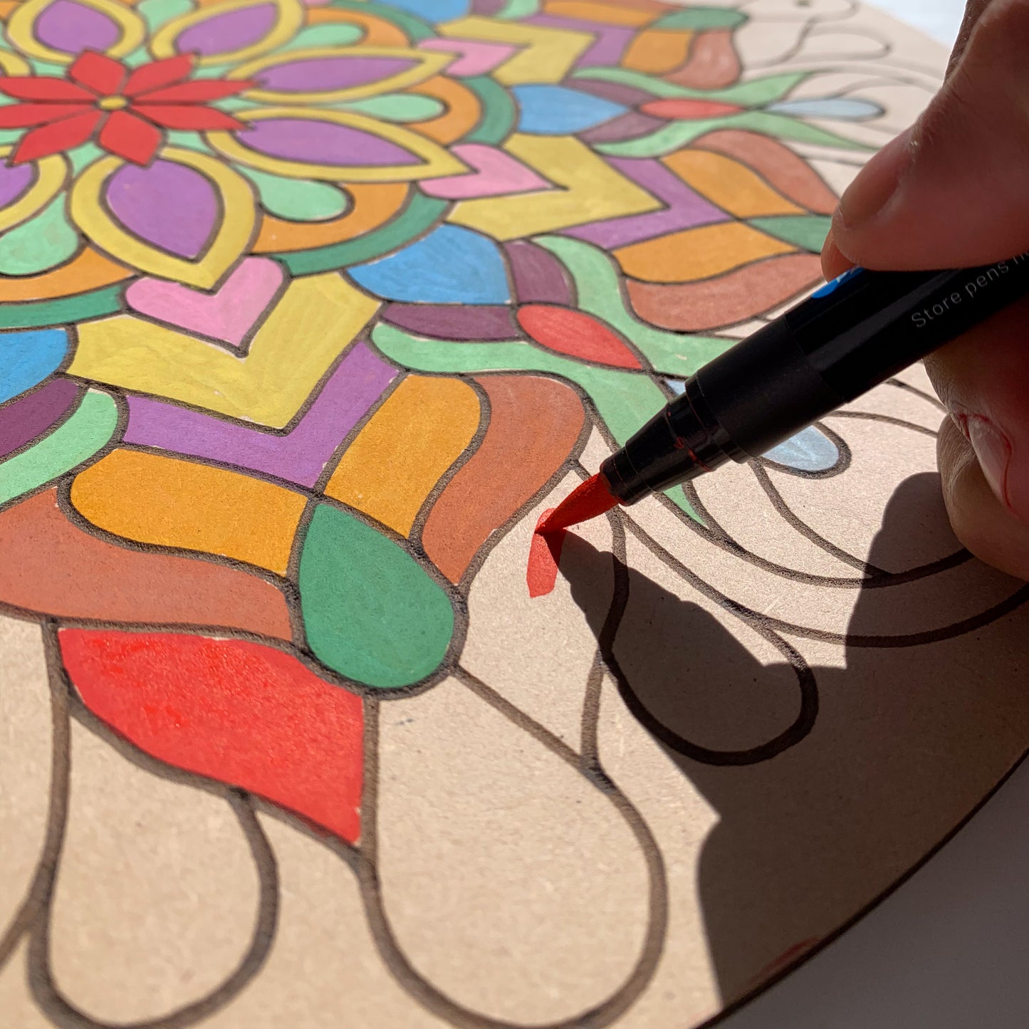 Life of Colour Mandala Painting Kit - The Dancer (Florals)