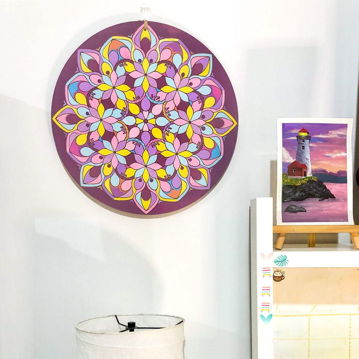 Life of Colour Mandala Painting Kit - The Kaleidoscope (Wildflowers)