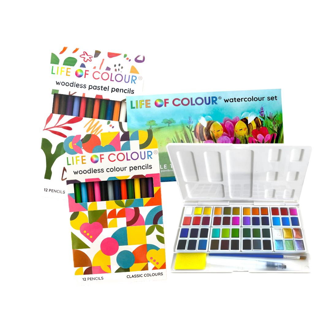 Ultimate Artist Kit Bundle - Pencils and Watercolour