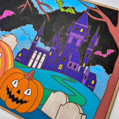 Halloween Door Sign Painting Kit