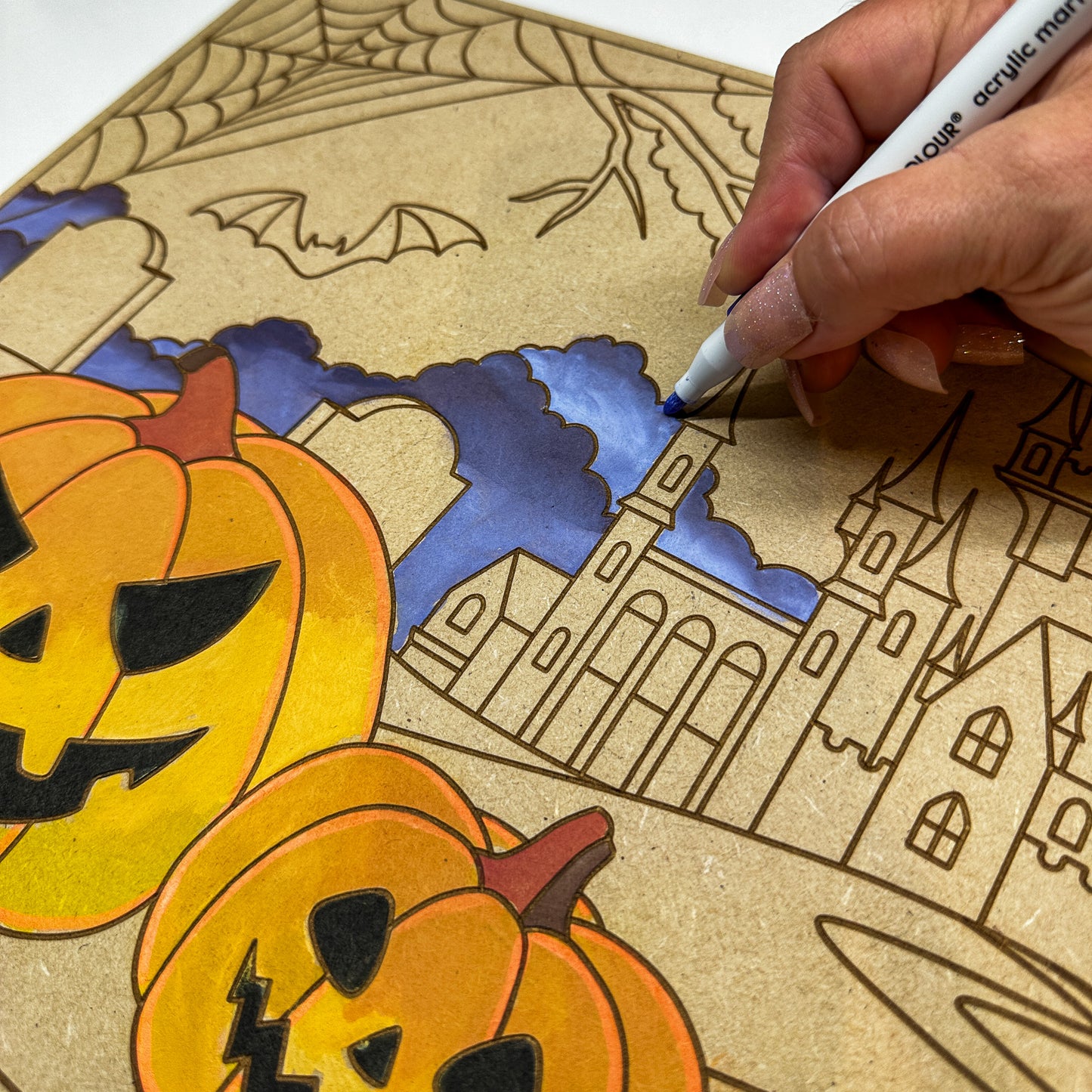 Halloween Door Sign Painting Kit