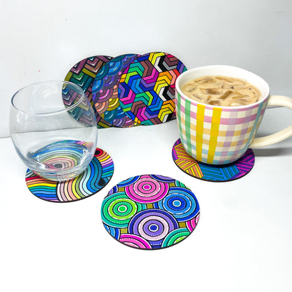 Life of Colour Zendoodle Coaster Kit - Set of 6