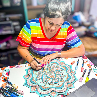 Life of Colour 3D Mandala - Aurora Lotus