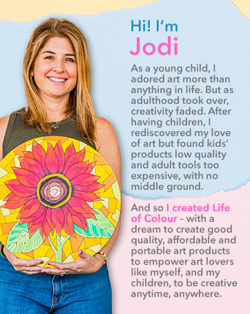 Life of Colour Mandala Painting Kit - Botanica (Vivid)