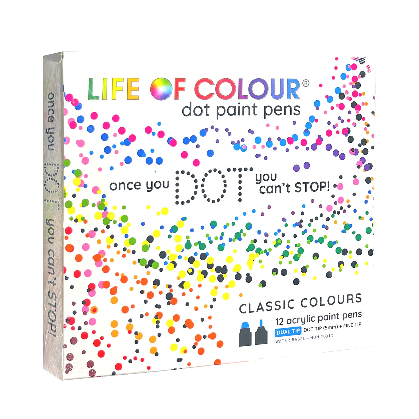 Dot Markers Acrylic Paint Pens -  Set of 12